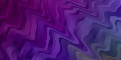 Light Multicolor vector background with wry lines.