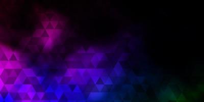 Dark Multicolor vector pattern with polygonal style.