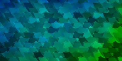 Light Blue, Green vector backdrop with rectangles.