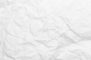 White paper crumpled texture background photo