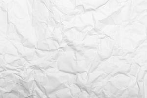 White paper crumpled texture background photo