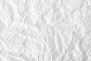 White paper crumpled texture background photo