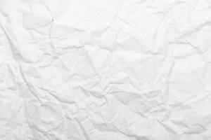 White paper crumpled texture background photo