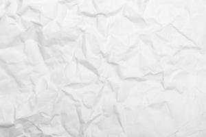 White paper crumpled texture background photo