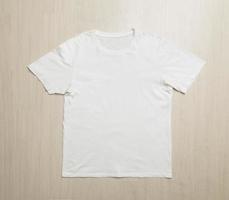 maqueta de camiseta blanca foto