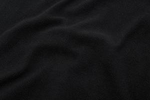 Black fabric texture background photo