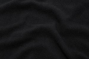 Black fabric texture background photo
