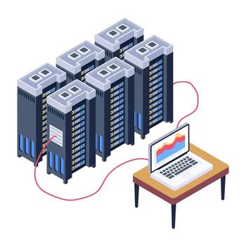Server Data Display vector