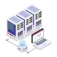 Server Data Display vector