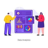 informe de análisis de datos vector