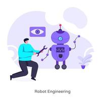 Robot Engineering Machine vector