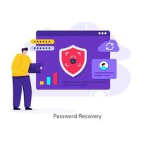 Web  Password Recovery vector