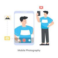 Mobile Photography short vector