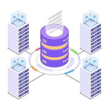 Data  Server Technology vector
