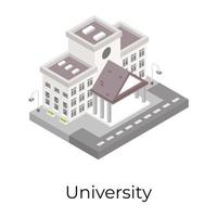 City  University Architecture vector