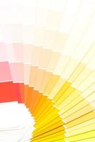 muestra catálogo de colores pantone o libro de muestras de color