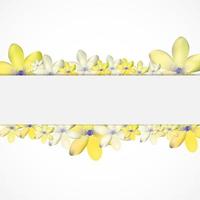 Abstract Simple Flower Pattern Background vector