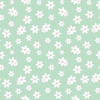 Abstract Simple Flower Seamless Pattern Background vector