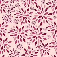 Floral Seamless Pattern Background for Wedding and Birthday. Vector Illustration