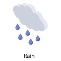 Trending Rain Concepts vector