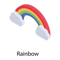Trending Rainbow Concepts vector
