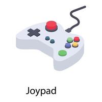 conceptos de joystick de tendencia vector