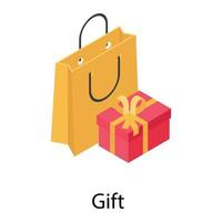 Trending Gift Concepts vector