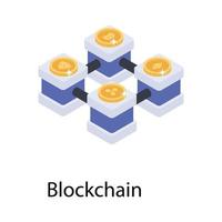 Trending Blockchain Concepts vector