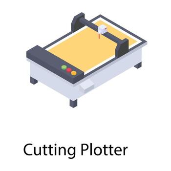 Cutting Plotter Concepts vector