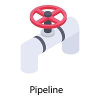 Water Pipeline Concepts vector