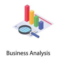 conceptos de análisis empresarial vector