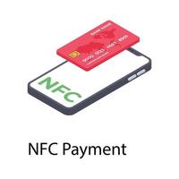 NFC Payment Concepts vector