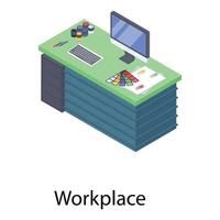 Trending Workplace Concepts vector