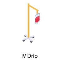 Iv Drip Concepts vector