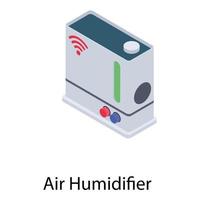 Air Humidifier Appliance vector