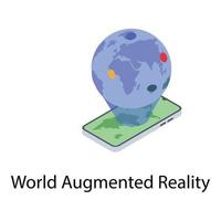 Augmented Reality App vector