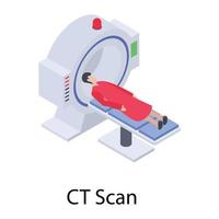 Ct Scan Machine vector