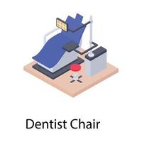 Dentist Chair  Equipment vector