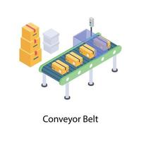 Conveyor Belt Concepts vector