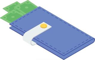 Cash Wallet Concepts vector