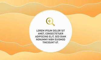 Modern Gradient Presentation Background With Curves vector