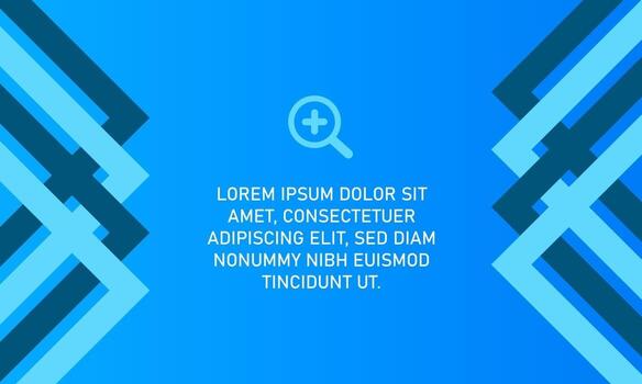 Fondo degradado azul abstracto con líneas abstractas vector