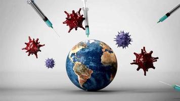 vaccino vaccinazione trattamento covid-19 coronavirus stock footage video