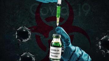 vacina covid-19 corona vírus 2019-ncov estoque de filmagens. Vídeo 4k e hd