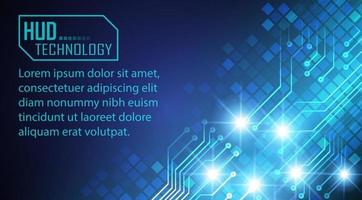 text cyber circuit future technology concept background vector