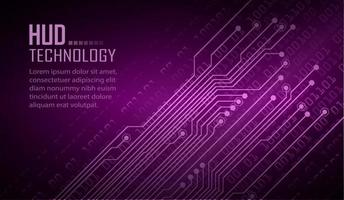 cyber circuit future technology concept background vector