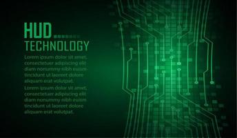 Fondo de concepto de tecnología futura de circuito cibernético vector