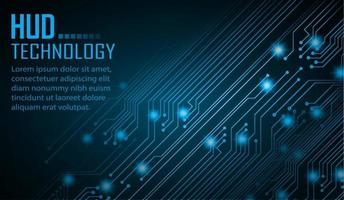 Printcyber circuit future technology concept background vector