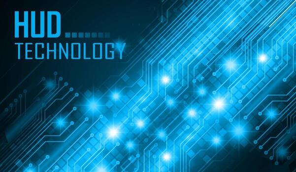 cyber circuit future technology concept background vector