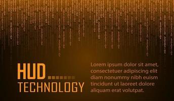 text cyber circuit future technology concept background vector